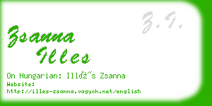zsanna illes business card